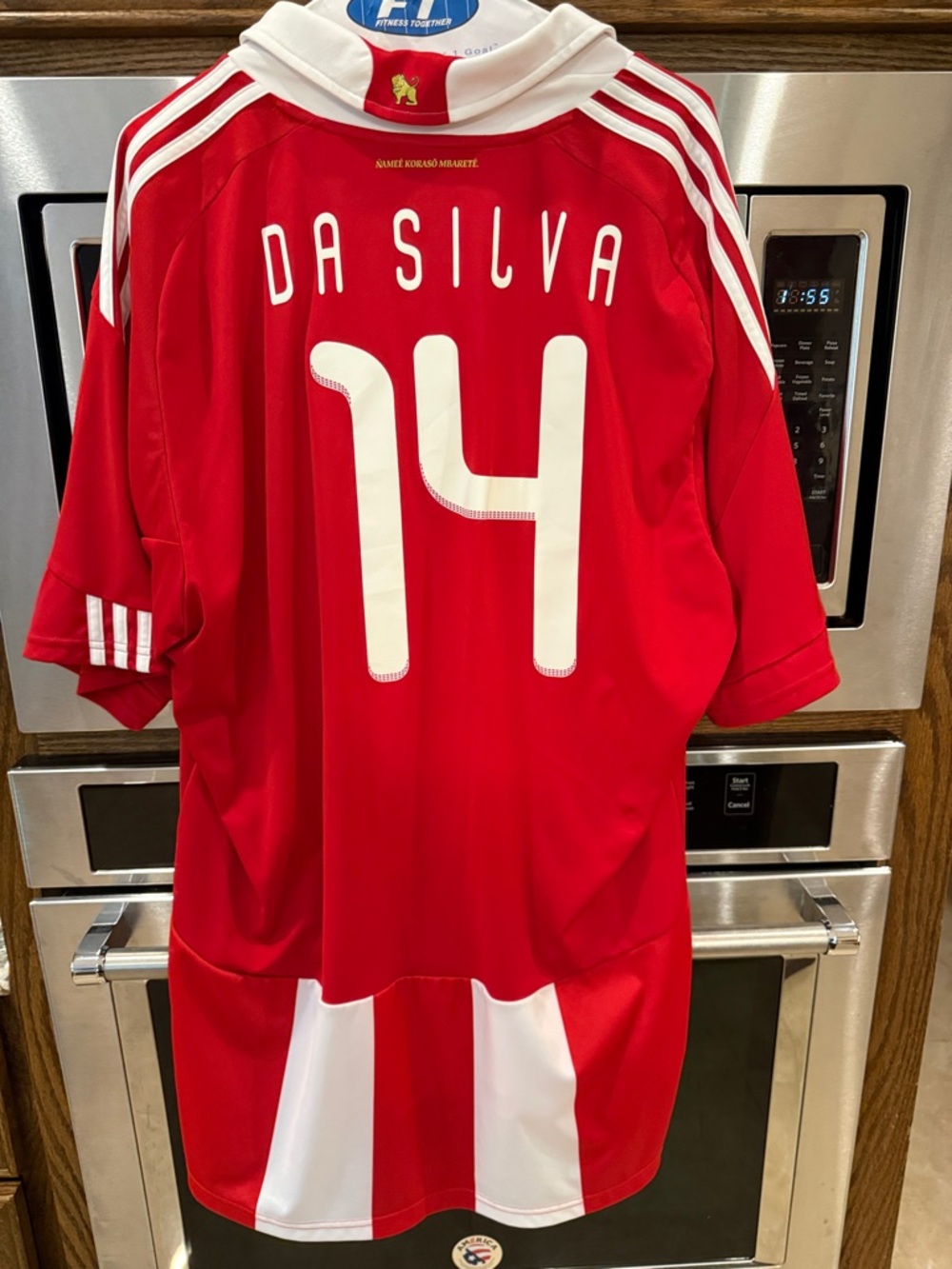 Authentic World Cup Paraguay Soccer Jersey - 'Da Silva' #14